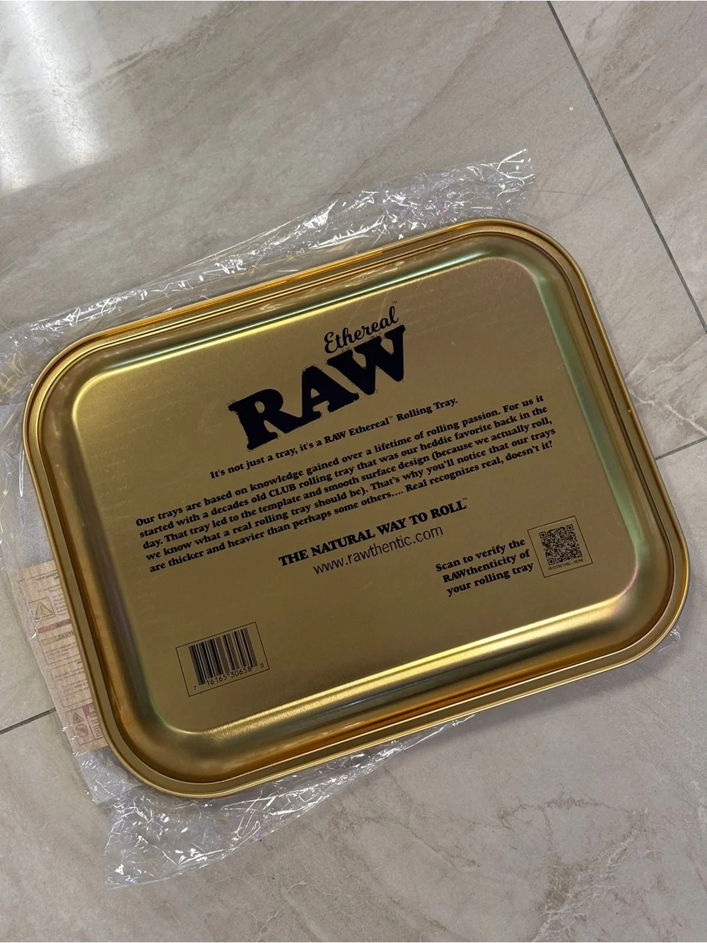 RAW Ethereal Gold Tray XL